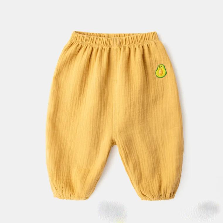 Children's Pants Summer Girls Anti Mosquito Pants Boys and Girls Air-conditioned Pants Leggings Casual Pants Children's Knickerbockers