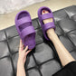 Slippery Shoes Women's Summer Outside Wear Home Bathroom Bath Non-slip Sponge Cake Bottom Net Red Sandals and Slippers