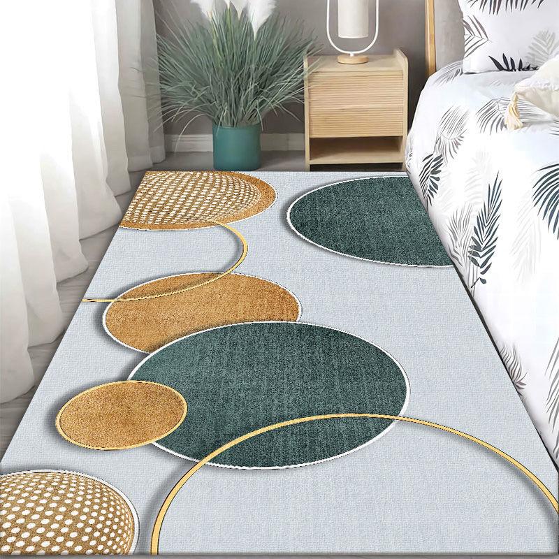 Bedroom Carpet Light Luxury European Dimizon Room Bedside Blanket Full Area Household Blanket Non-slip Resistance Foot Pad