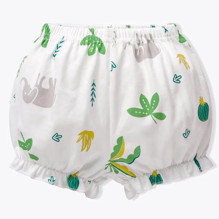 Children's Pants Summer Baby Bread Shorts Thin Short Boys and Girls Ruffle Solid Loose Casual Short