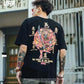 Summer Men T-shirt Chinese Harajuku Trend Personality Tees Oversized Soft Casual Tops Couple O-neck Short Sleeve Shirt