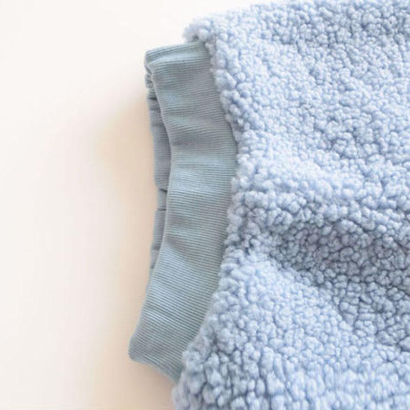 Children's Cotton-padded Clothes Suits Boys and Girls Winter Clothes Plus Fleece Sweater Autumn and Winter Two-piece Suit