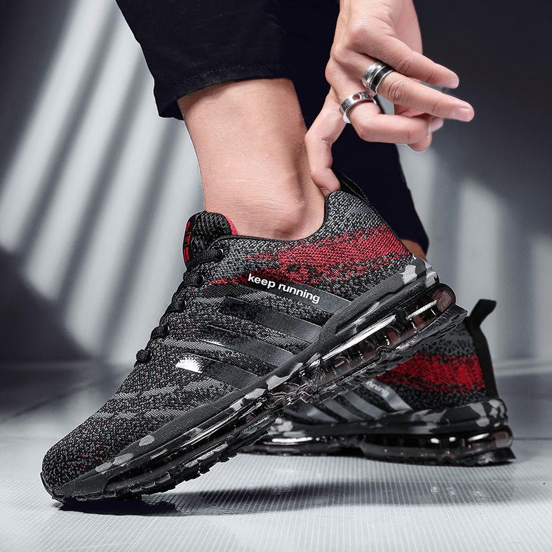 Summer Men Shoes Breathable Running Sneakers Athletic Trainers Anti-skid Jogging Sneakers Zapatillas