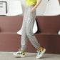 Sports Pants Women's Summer Models Can Not Afford The Ball Loose Wild Gray Beamed Straight Nine-point Pants Thin Sports Casual Pants