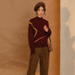 Autumn and Winter Independent Design Fun Egg Yolk Sweater, Casual Sweater Women