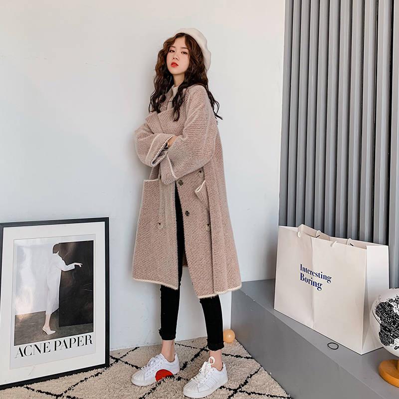 Winter Women Coat Fur Coat Luxury Long Fur Coat Loose Lapel OverCoat Thick Warm Female Coats
