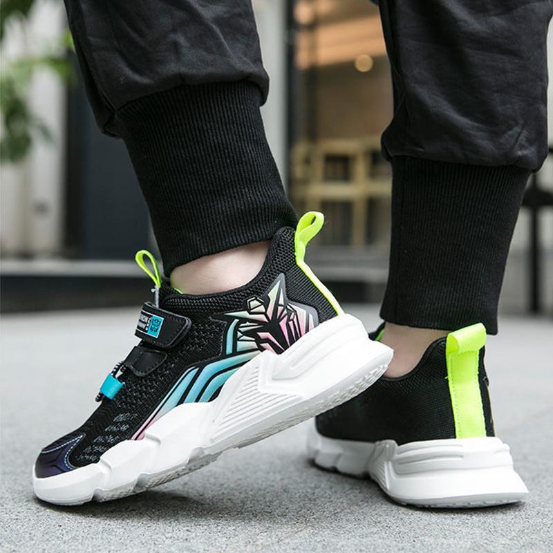 Children's Shoes Kids Spring and Summer Children's Sneakers Single Mesh Small Boys Running Big Children's Breathable Mesh Surface