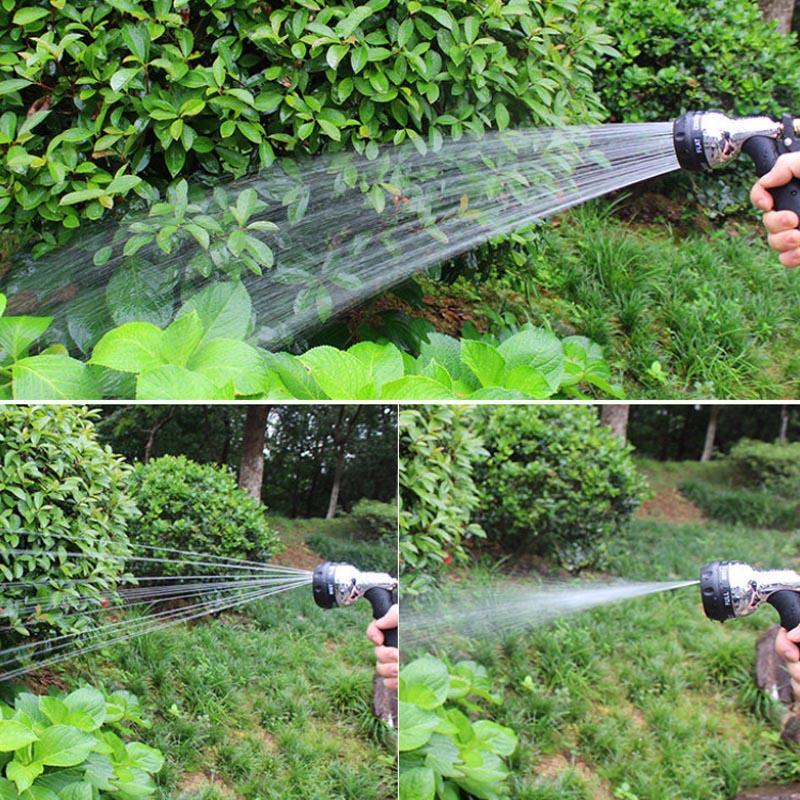 Multifunctional Metal Water Gun High Pressure Car Wash Household Garden Watering and Flower Sprinkler Connector Set