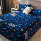 Coral Fleece Sheet Single Piece Plush Thick Blanket Warm Double Flannel Blanket Print Soft Multi-Size Coverlet