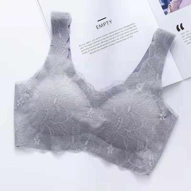 Sexy Lace Sports Breathable Thin Section Anti-sagging Gather No Trace No Steel Ring U-shaped Beautiful Back Women's Underwear Bra