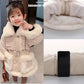 Girls' Jackets Winter Thickened Padded Jacket Western Style Plus Velvet Cotton Jacket Children's Autumn Cotton Jacket Girl Baby Pie To Overcome