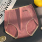 4PCS Women's High-waist Inner Antibacterial Comfortable Sexy Student Korean Version of The Girl's Large Size Belly Buttocks Seamless Briefs