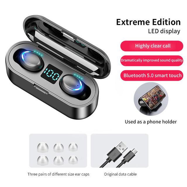 Bluetooth 5.0 Earphone Wireless Headphones Earphones TWS Headset Earbuds Handsfree with Charging Box