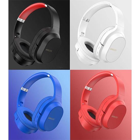 Touch Control Bluetooth 5.0 Headphones Wireless Headset Sports with Mic Support TF Card for Pc Phone