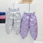 Children's Down Jacket Suits Boys and Girls White Duck Down Jacket Winter Sports Pants Jacket Trousers Two-piece Set Cotton