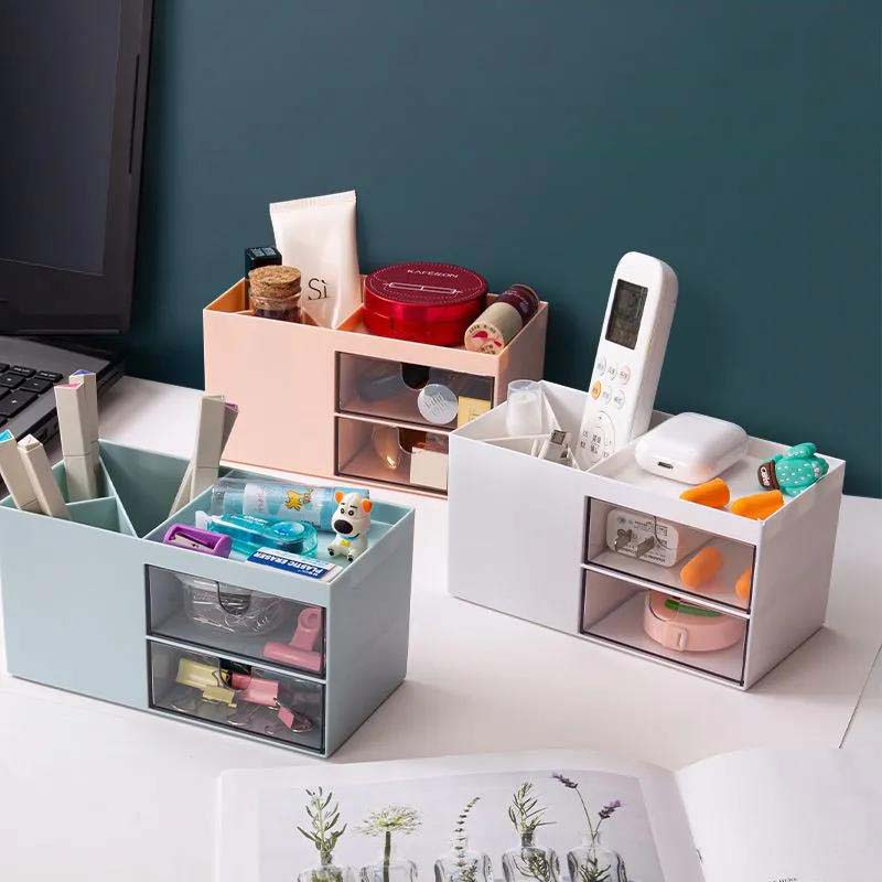 Multifunctional Fashion Pen Holder Desktop Personalized Creative Stationery Storage Box