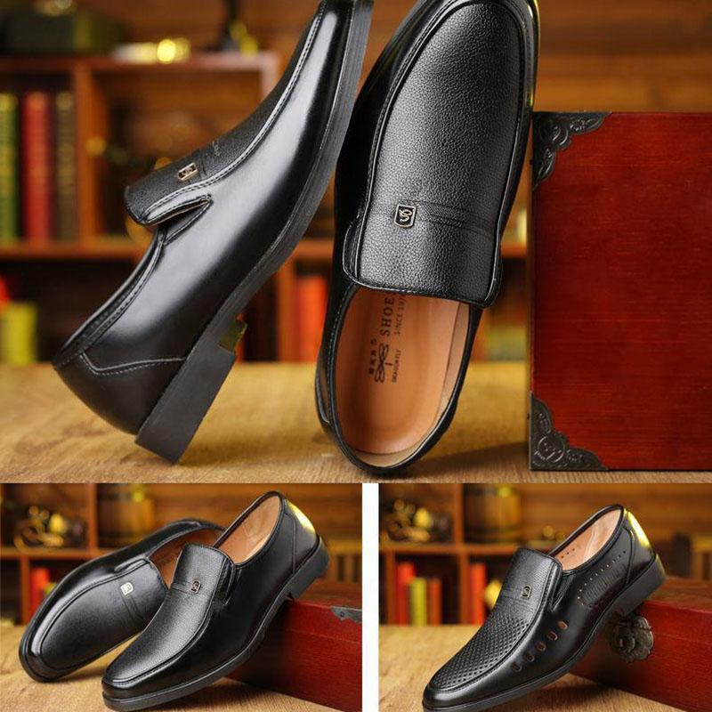 Summer Men's Shoes Business Casual Men's Shoes Classic Leather Men'S Suits Shoe