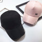 BBS054 Korea style baseball cap with metal ring Breathable cotton women and men snapback hats Casque