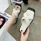 Wear Slippers Female Summer Version of The Seaside Holiday Beach Sandals and Slippers Female Cross Small Fragrance Slippers