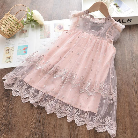 Girls Lace Dress New Floral Kids Dresses for Girls Princess Dress Children Clothes Girls Dress Casual Wear