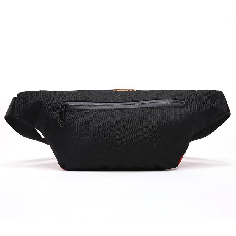 Waist Bag Men Portable Large Capacity Embroidered Chest Bag Shoulder Bag Outdoor Sports Shoulder Bag
