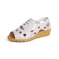 Mother Sandals Leather Soft Sole Middle-aged and Elderly Women's Shoes Non-slip Shoes Fish Mouth Shoes Granny Sandals Casual Shoes Wedges Work Shoes