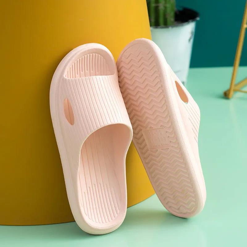 Japanese Slippers Summer Indoor Non-slip Home Bathroom Bath Soft Bottom INS Sandals and Slippers