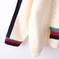 Autumn Japanese Sweater V-neck Fashion Casual Jacket Knitted Striped Youth Women's Top