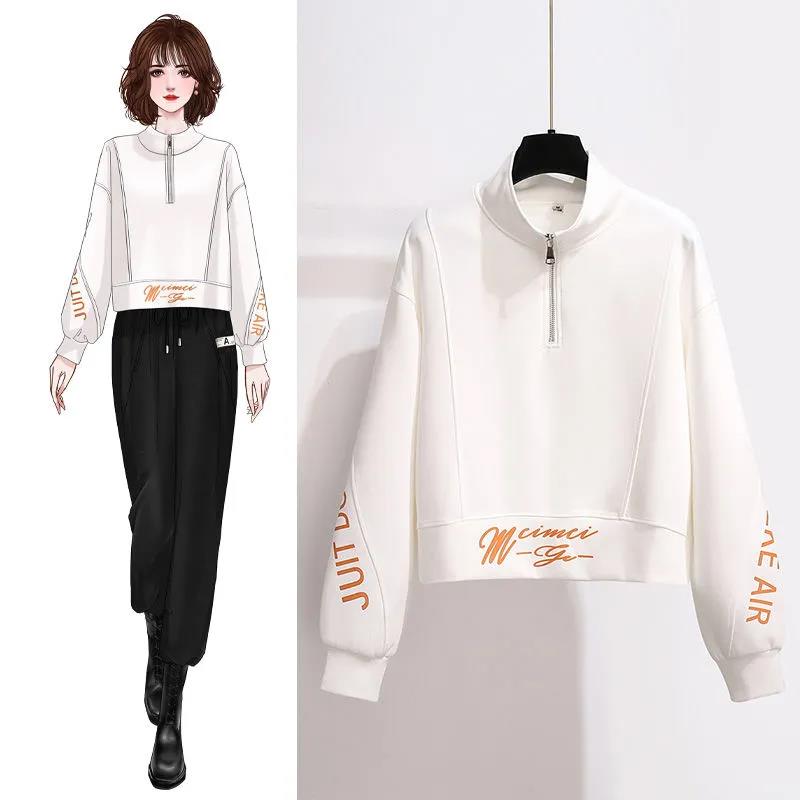 Vintage Solid Girl's Pullover Autumn Thick Warm Long Sleeve Hoodies Plus Size Loose Women Sweatshirts