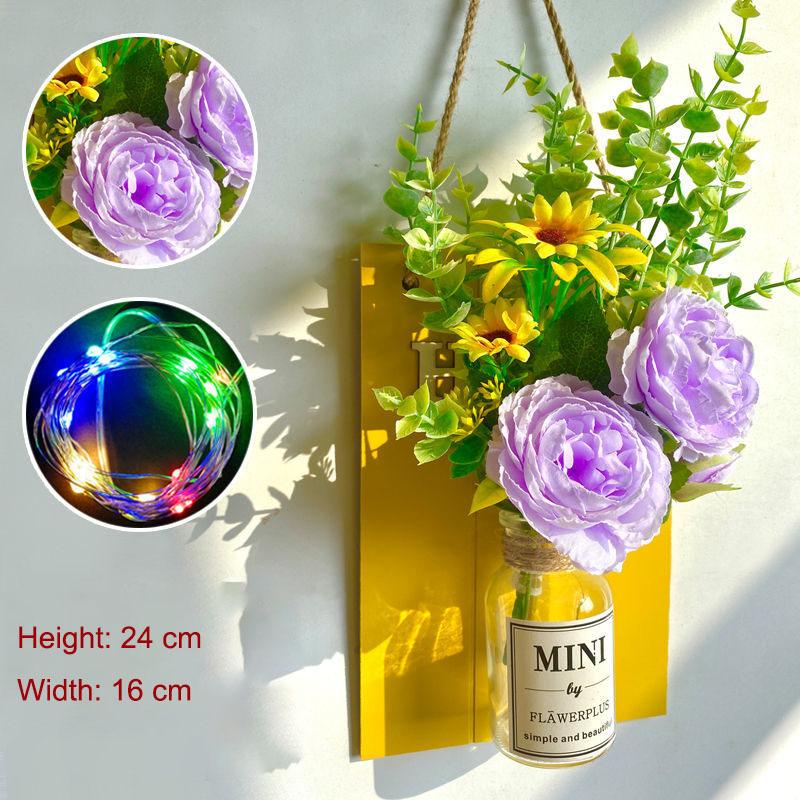 Creative Wall Hanging Living Room Wall Flower Wall Indoor Wall Hanging Wall Decoration Small Pendant Bedroom Room