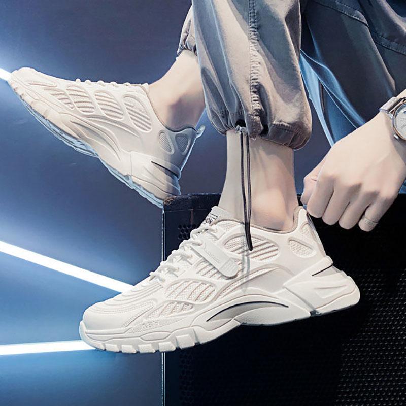 Spring and Summer Men's Shoes Low-top Shoes Breathable Sports Shoes Korean Version of The Wild Student White Shoes for Men
