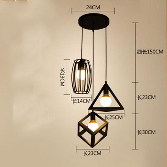 Chandeliers Fixtures Lighting Dining Industrial Lamp for Cafe Restaurant Bar Home