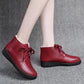 Cotton Shoes Women's Winter Plus Velvet Thickening Warm Middle-aged and Elderly Short Boots Anti-skid Anti-level Bottom Comfortable Cotton Shoes