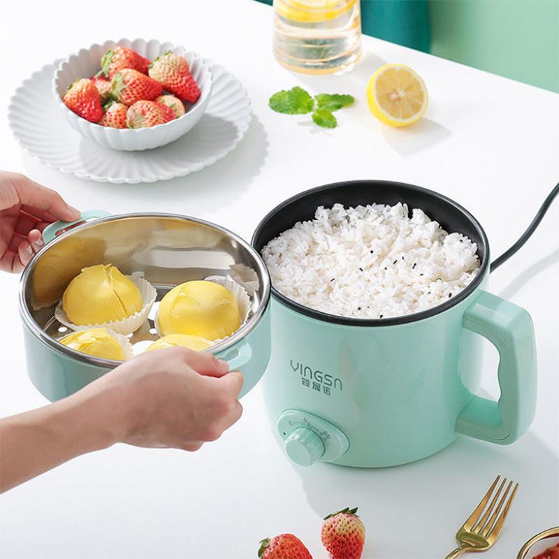 Wok Dormitory Small Electric Cooker 2 People Rice Cooker Instant Noodle Pot Electric Cooker Multi-function Electric Pot Electric Wok Porridge Pot