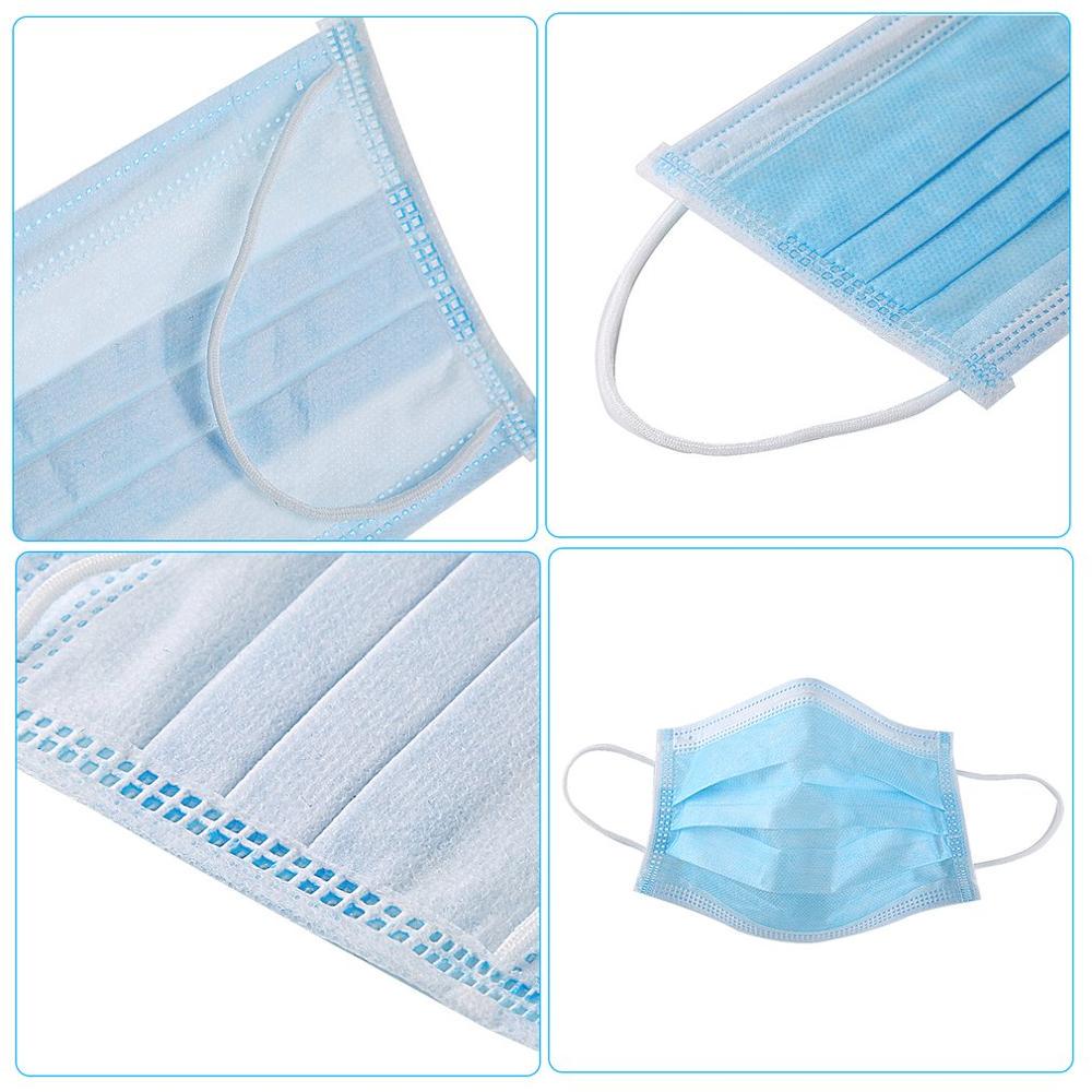 3-layer Non-woven Dust Mask Disposable Mask Soft and Breathable Sanitary Disposable Protective Mask