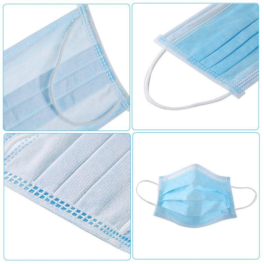 3-layer Non-woven Dust Mask Disposable Mask Soft and Breathable Sanitary Disposable Protective Mask