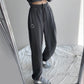Casual Pants Autumn Women's High Waist Straight Drawstring Feet Summer Loose and Thin Sports Sweatpants Tide