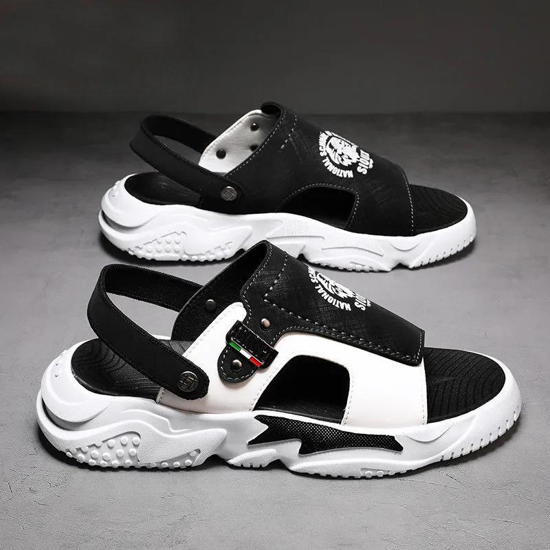 Sandals Men's Summer Student Slippers Dual-use Outer Wear Men's Casual Non-slip Beach Shoes Men