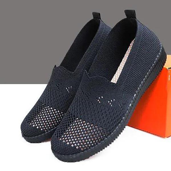 Old Beijing Soft-soled Cloth Shoes Women Middle-aged and Elderly Mother Shoes Net Shoes Women's Breathable Elderly Shoes
