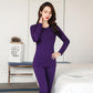 Thermal Underwear Women Plus Velvet Thick Cotton Autumn Clothes Long Pants Suit Bottoming Shirt Body Tights
