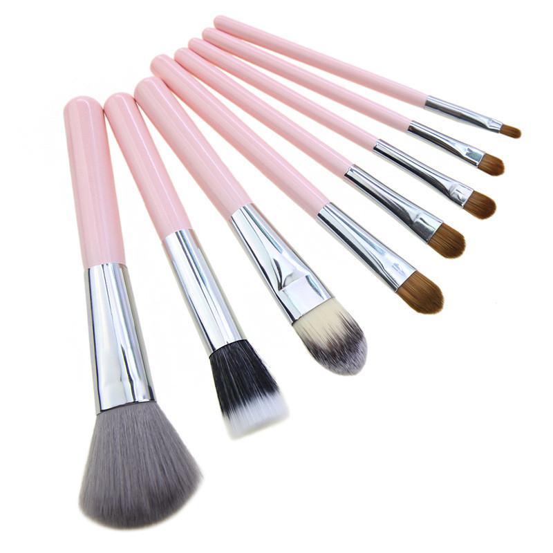 Foundation Lip Brush Makeup Tool Maquiagem 8 Pcs Handle Double Makeup Brush Suit Eye Shadow Brush