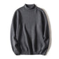 Pure Color Men's Half Turtleneck Sweater Autumn and Winter Trend of Slim Sweater Thickened Middle Collar Sweater