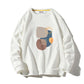 Autumn Round Collar Sweater Men's Loose Casual Pullover