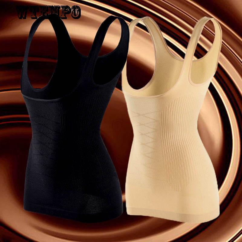 Comfortable bodysuit ultra-thin fat burning seamless corset vest corset corset