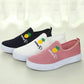 Women's Mesh Shoes Trend All-match One-step Sneakers Breathable Soft Sole Mother's Single Shoes Lazy Shoes Student Shoes