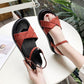Summer Sandals Female Students  College Style Flat Sandals Female Outer Wear Fashion Thick-soled Roman Sandals Women