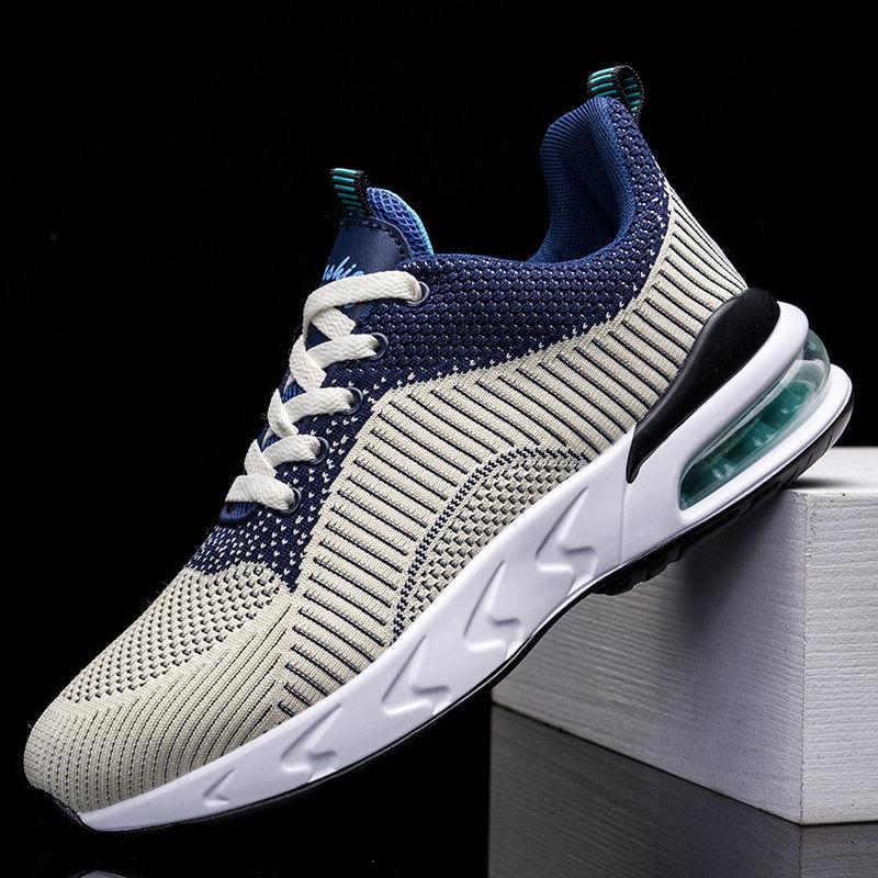 Men's Sneakers Shock Absorption Lightweight Casual Running Shoes Breathable Running Shoes with Soft Sole Mesh