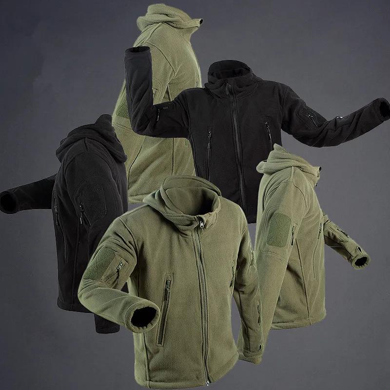 Outdoor Autumn and Winter Cold-proof Cardigan Jacket Fleece Plus Size Sports Leisure Top Couple Fleece Jacket