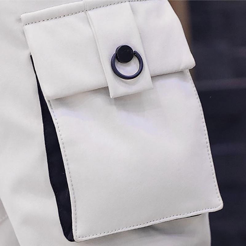 Autumn and Winter Men's Trendy Jacket Mid-length Plus Velvet Thickened Student Windbreaker