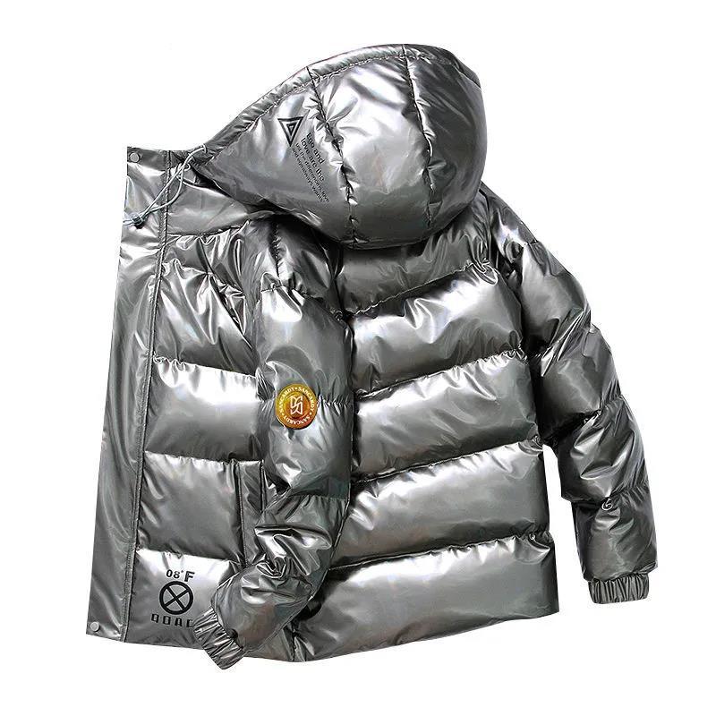 Winter High Quality Down Jacket Men's Warm Hooded White Duck Down Casual Down Jacket